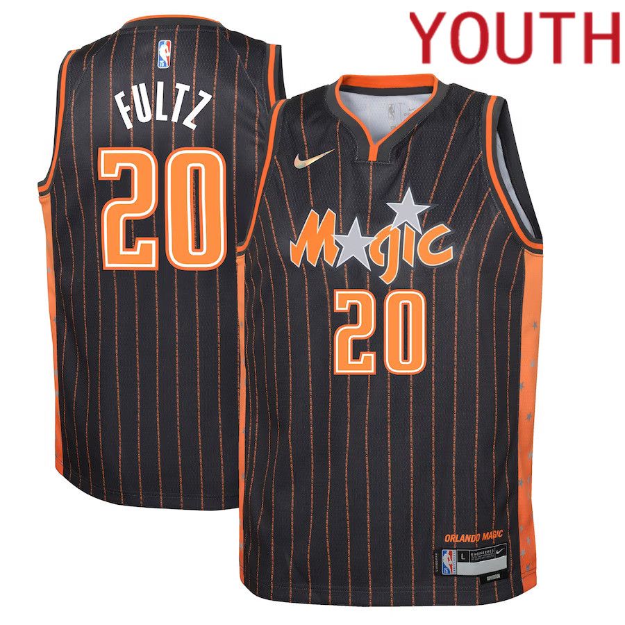 Youth Orlando Magic 20 Markelle Fultz Nike City Edition Swingman NBA Jersey
